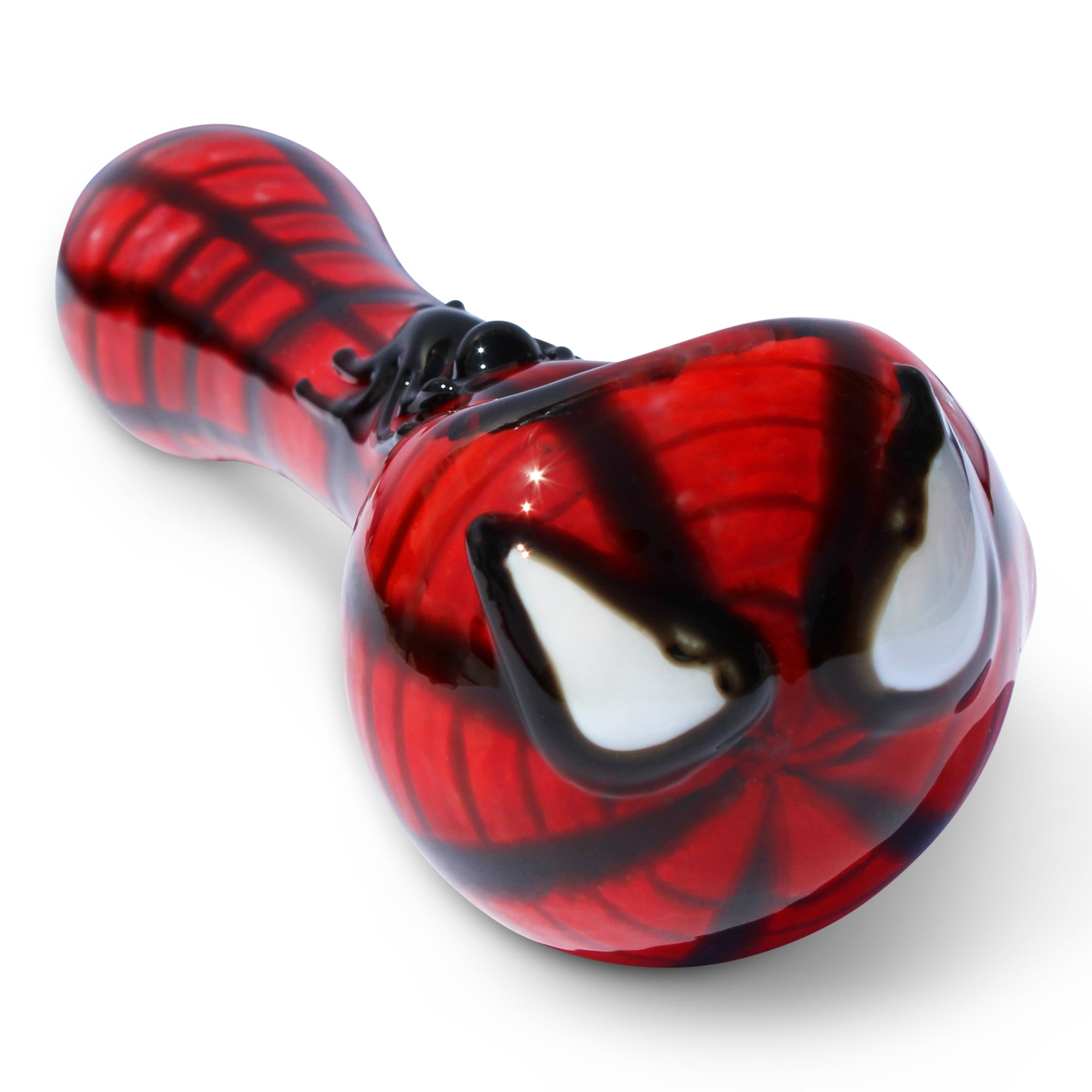 Glass Pipe Hand Pipe Spiderman