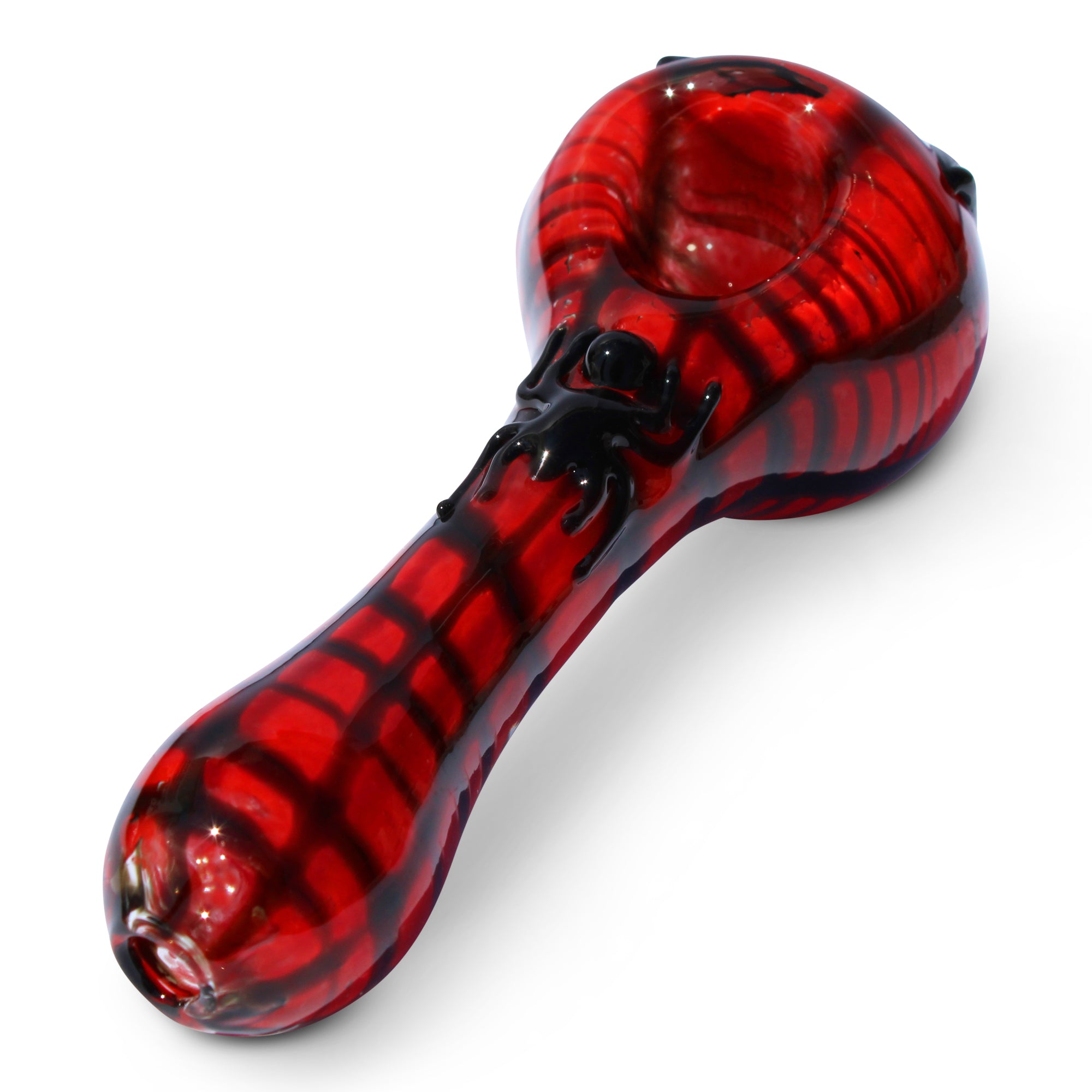 Glass Pipe Hand Pipe Spiderman
