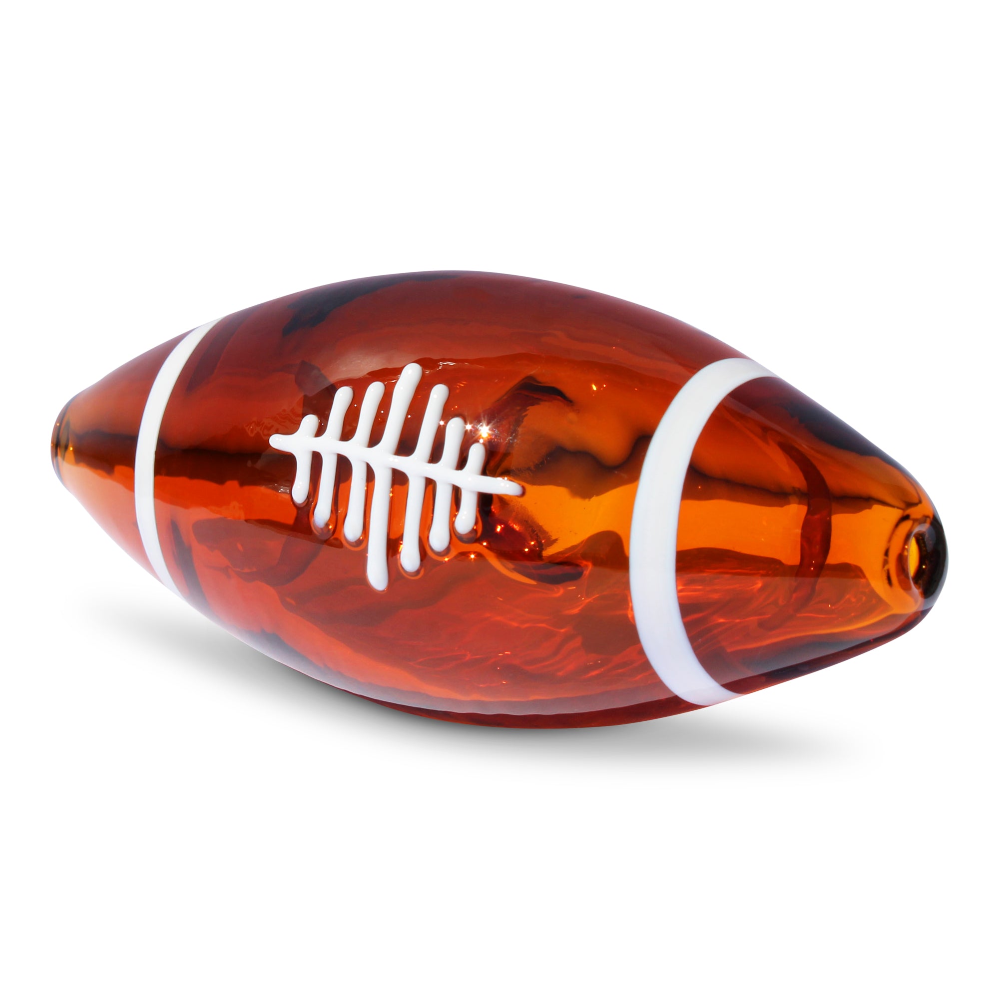 Glass Pipe Football Hand Pipe – Draco Glass