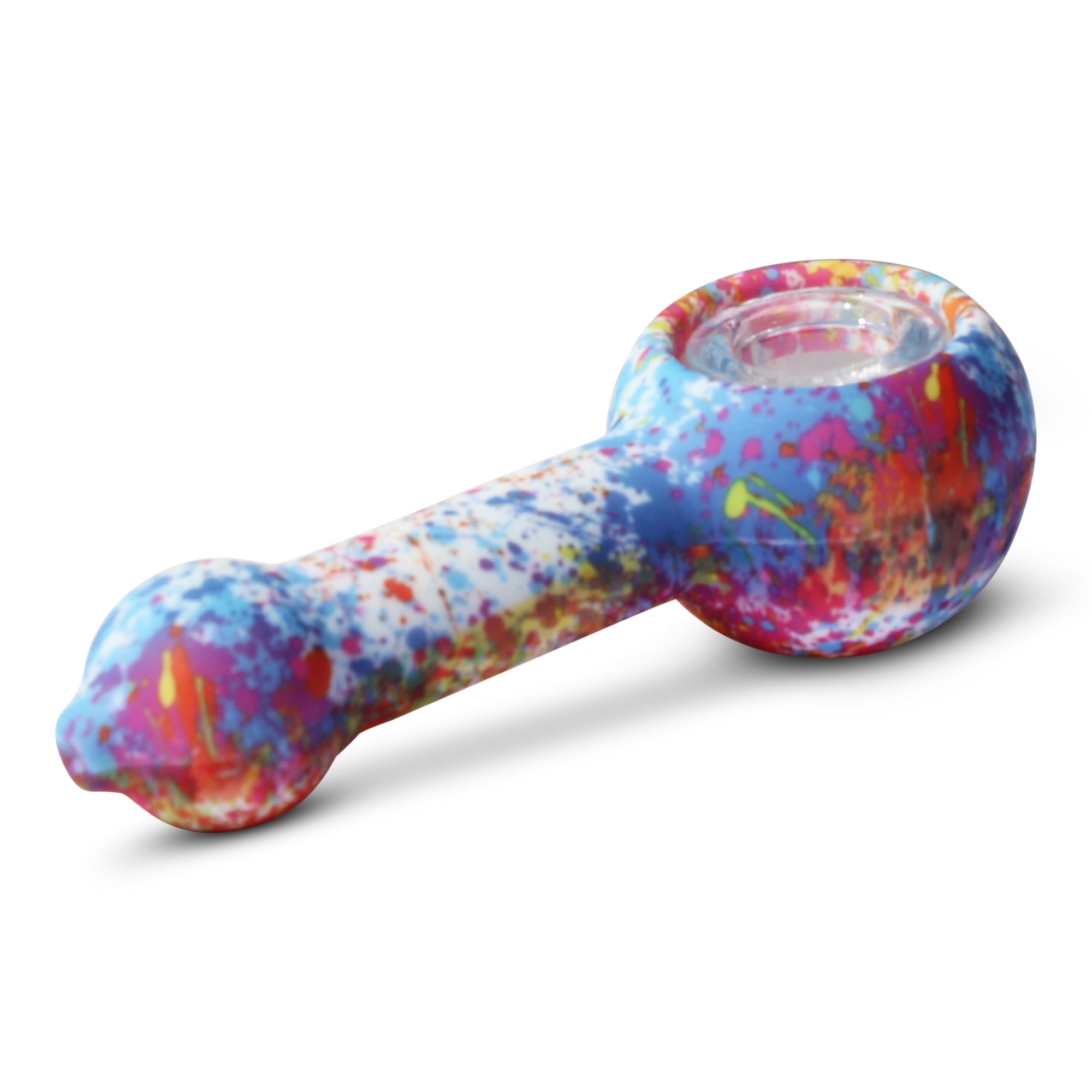Silicone Pipe With Glass Bowl