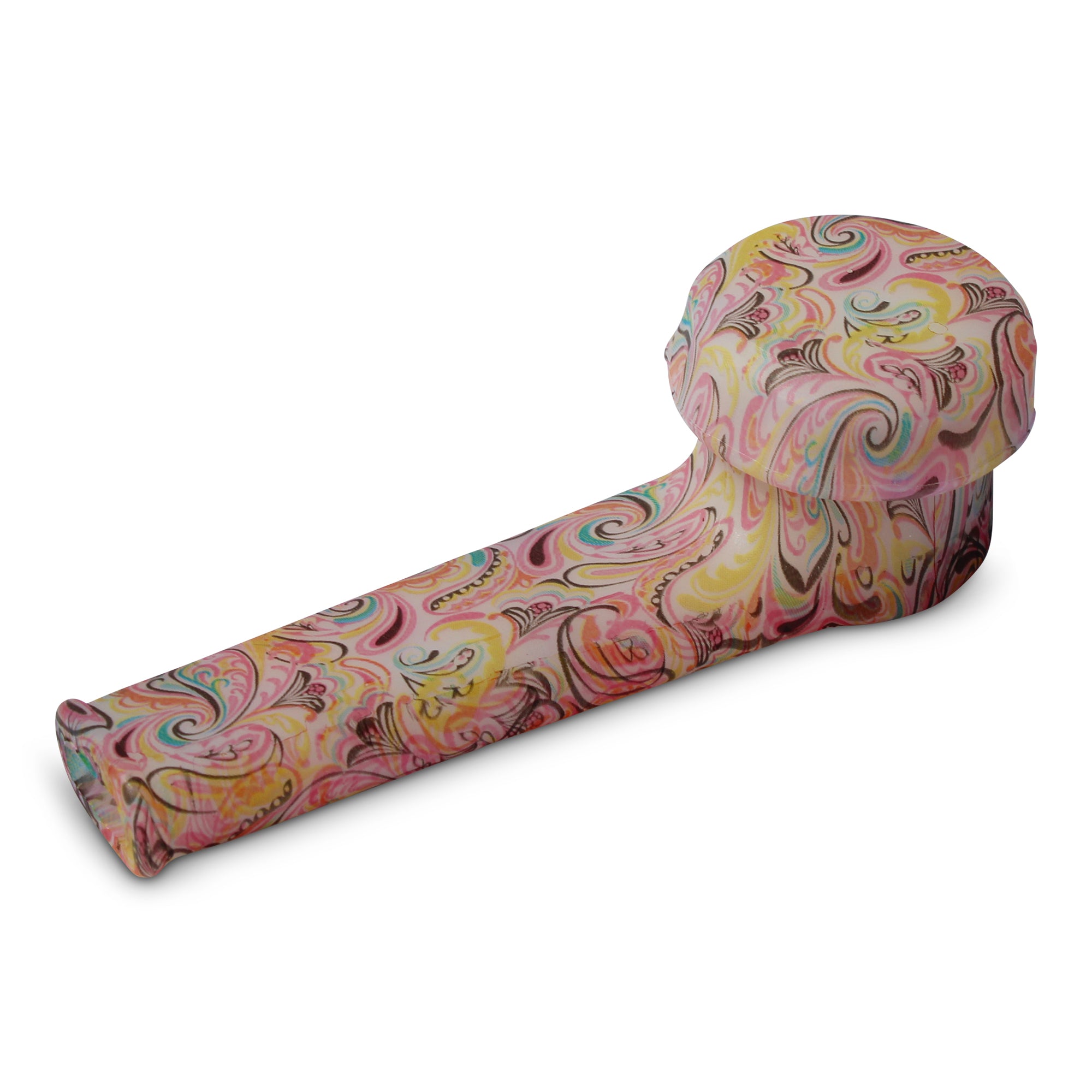 Silicone Pipe With Glass Bowl