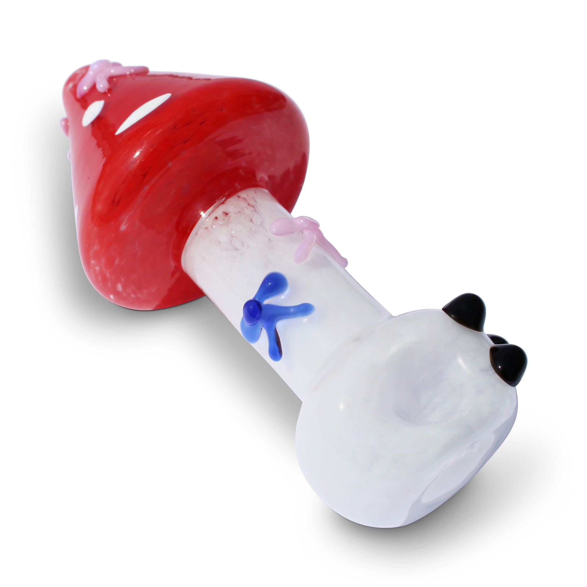 Glass Pipe Mushroom & Bows
