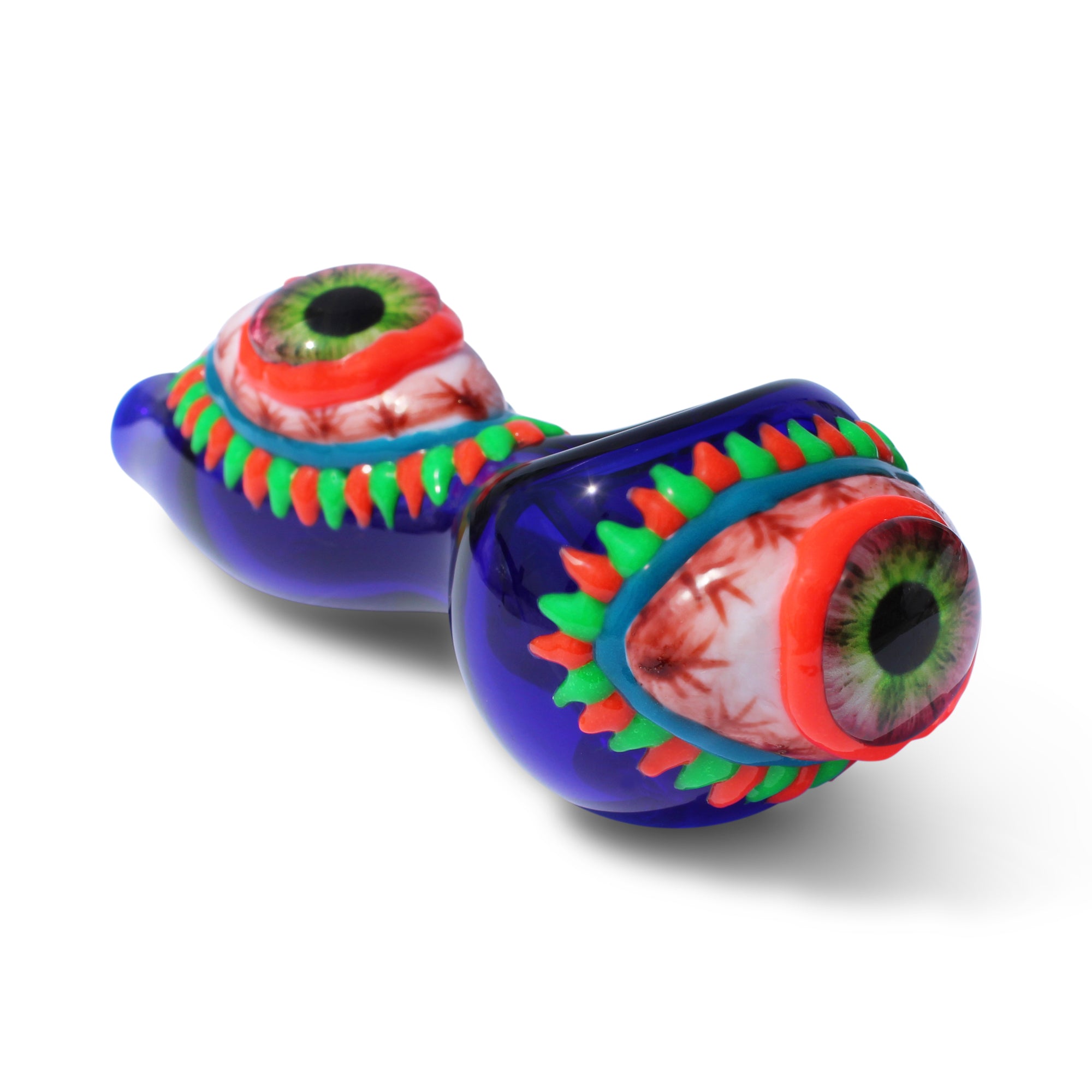 Pipe Glass Bowl Monster Glow In Dark Eye