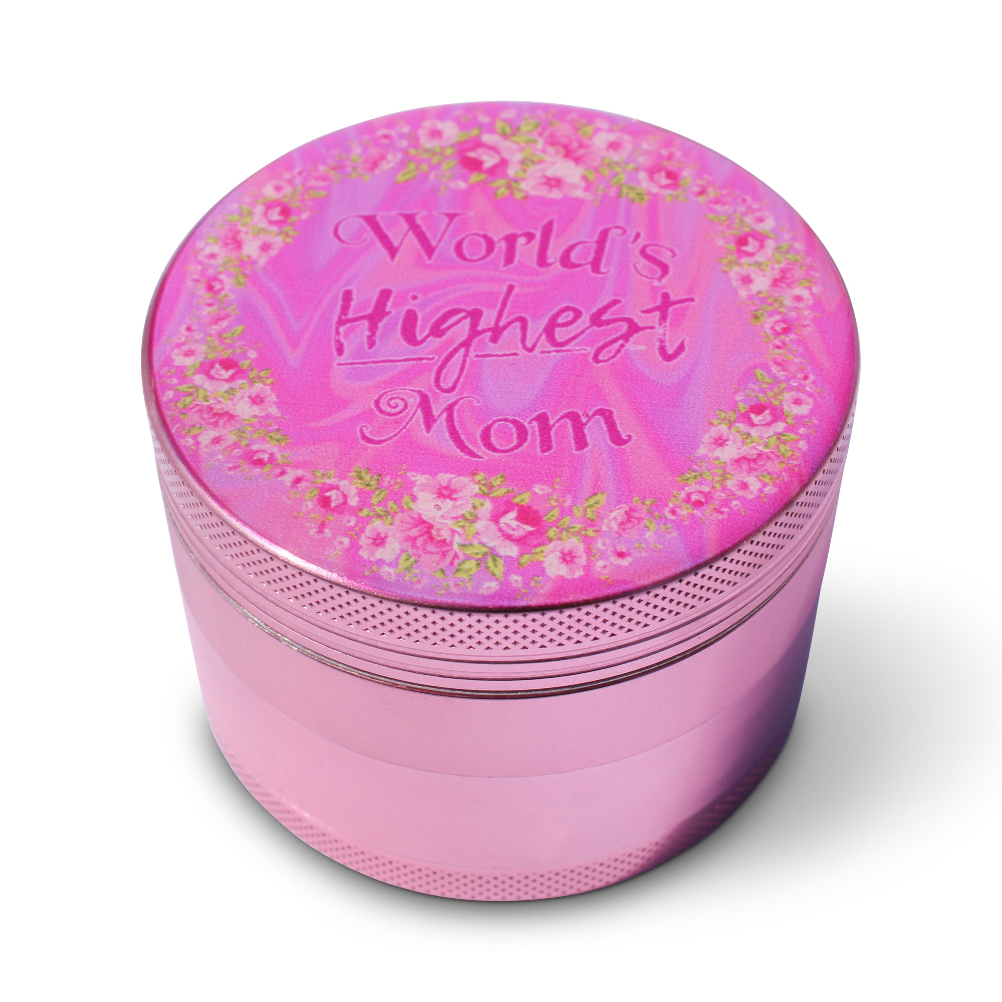 Weed Grinder 2.5" x 1.75" Worlds Highest Mom Grinder
