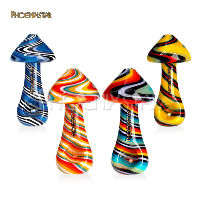 Glass Pipe Mushroom - Phoenix Star Brand