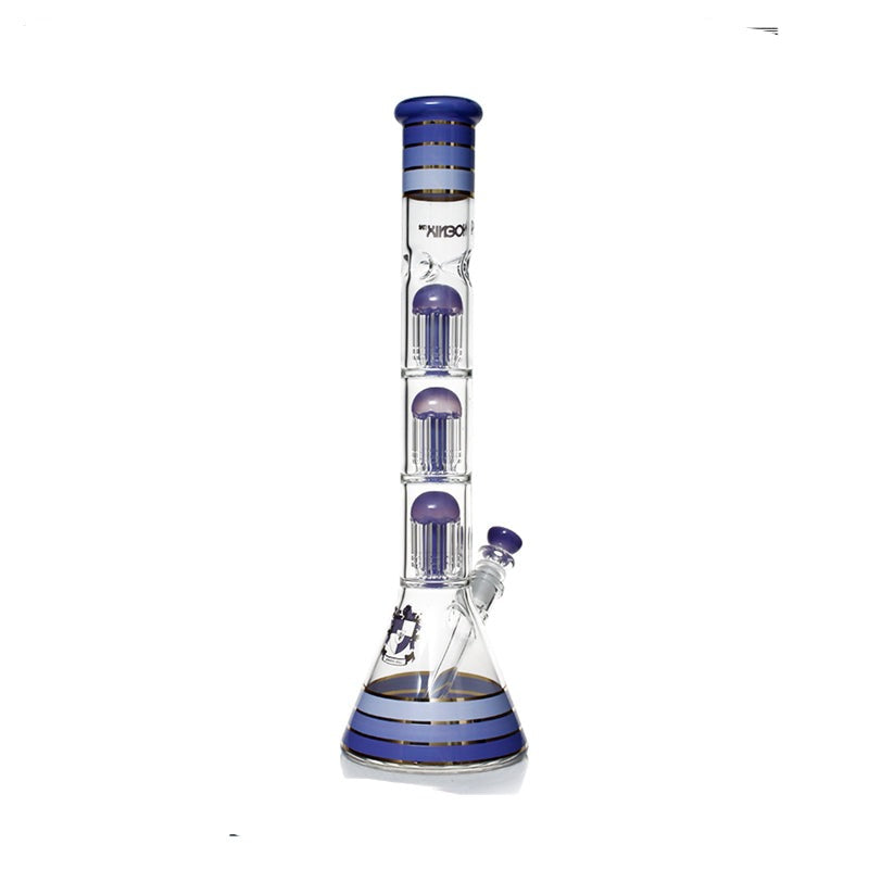 Bong - 18" Phoenix Star Triple Mushroom Perc