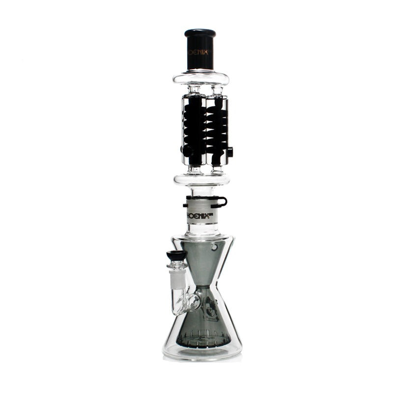 Freezable Bong 18" Triple Coil Glycerin Bong Phoenix Star Freeze Bong