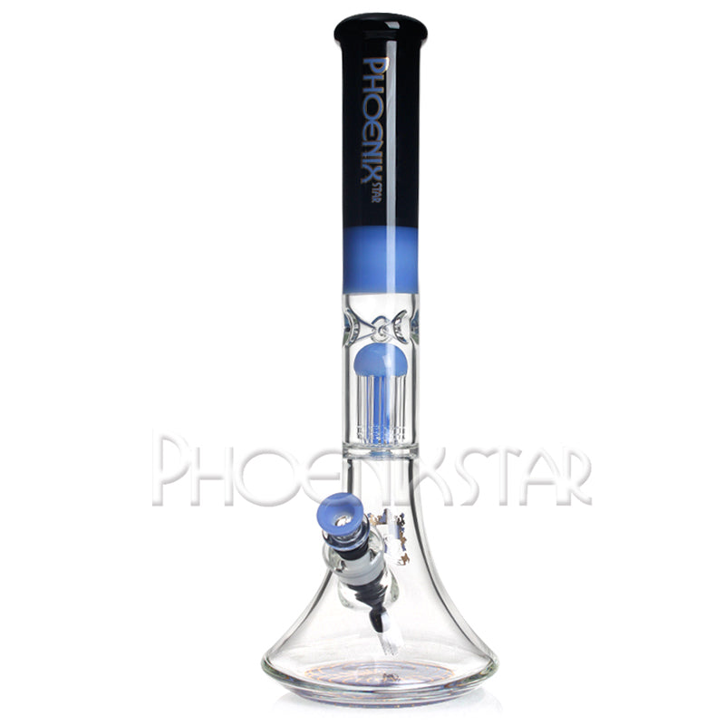 Phoenix Star Bong Mushroom Perc 16" Beaker Bong