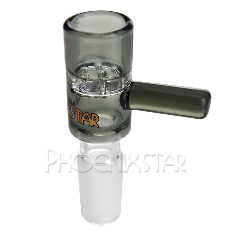 thumbnail image 2 of Phoenix Star 14mm Glass Bong Bowl Slide With 7-Hole Diffuser Screen 2 of 5