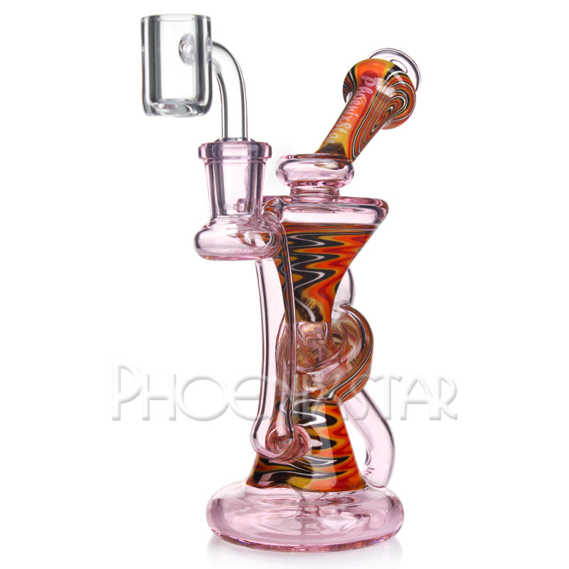 Recycler Bong Dab Rig American Glass 7"