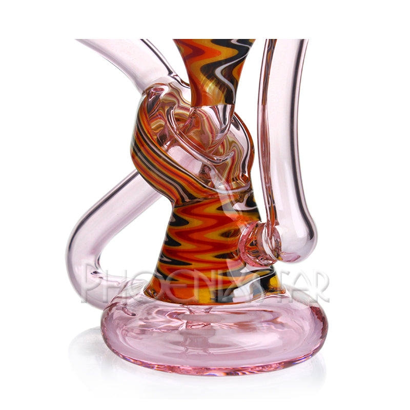 Recycler Bong Dab Rig American Glass 7"