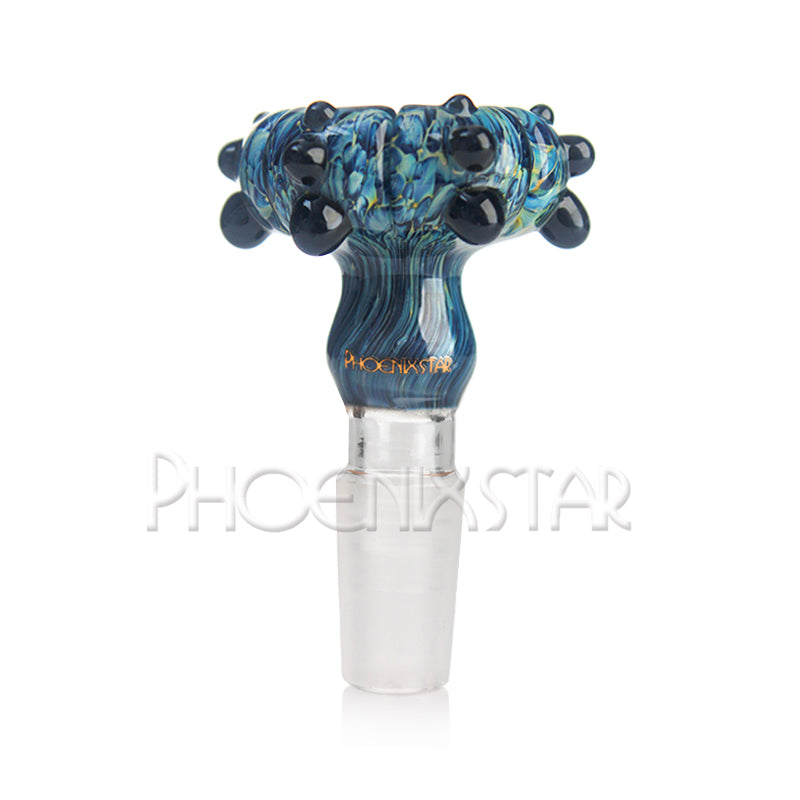 14mm Slide Bowl For Bong - Phoenix Star American Glass Rod Bowl