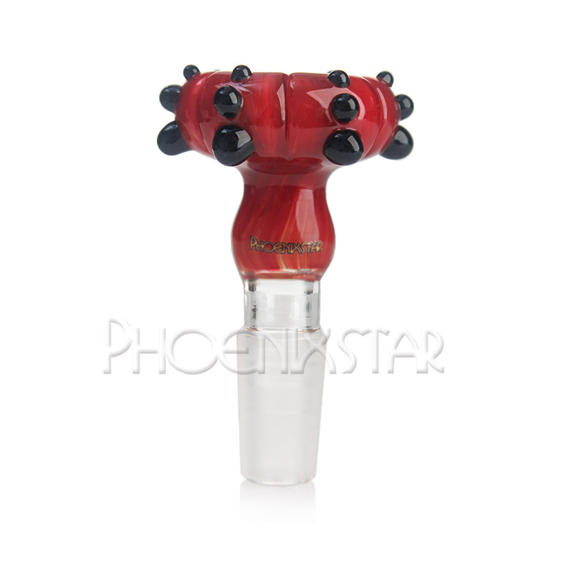 14mm Slide Bowl For Bong - Phoenix Star American Glass Rod Bowl