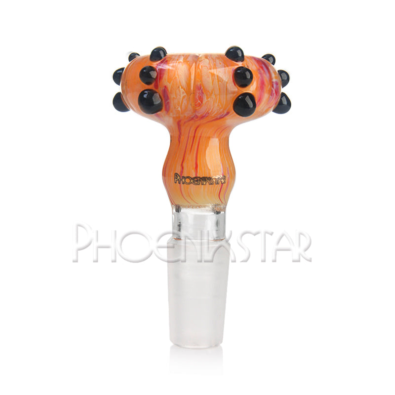 14mm Slide Bowl For Bong - Phoenix Star American Glass Rod Bowl