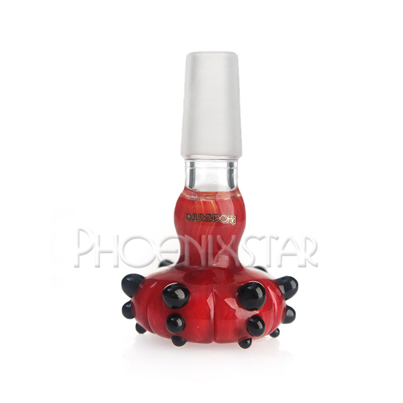 14mm Slide Bowl For Bong - Phoenix Star American Glass Rod Bowl