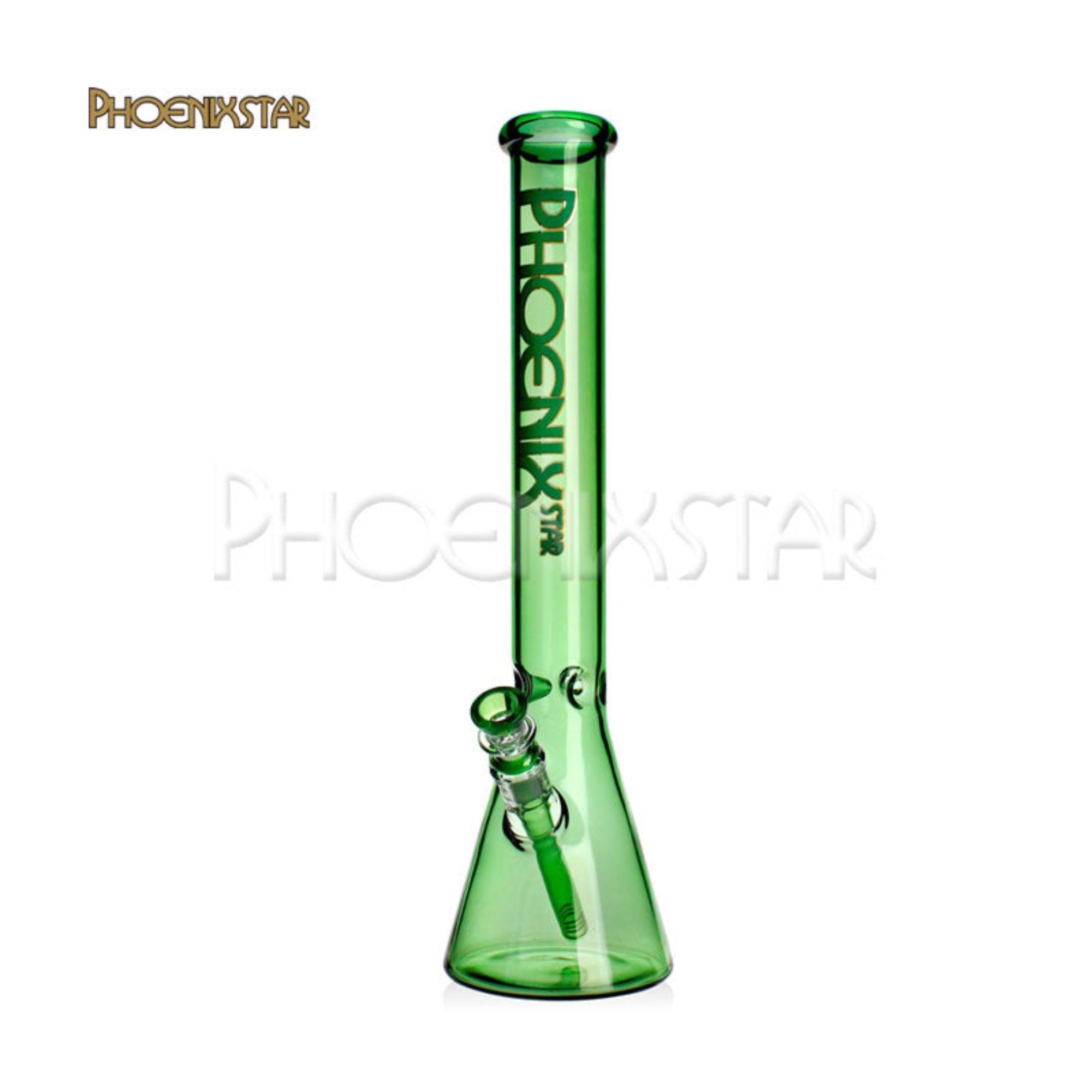 Phoenix Star Bong Beaker 18" Green Bong Thick