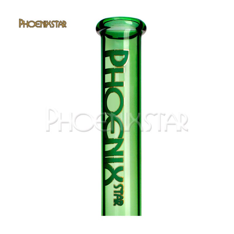 Phoenix Star Bong Beaker 18" Green Bong Thick