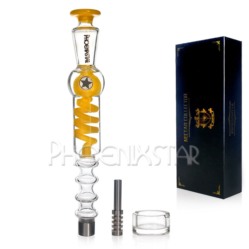 Nectar Collector Freezable Glycerin Bong Coil Phoenix Star