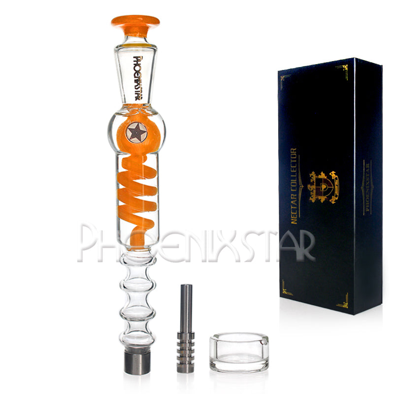 Nectar Collector Freezable Glycerin Bong Coil Phoenix Star