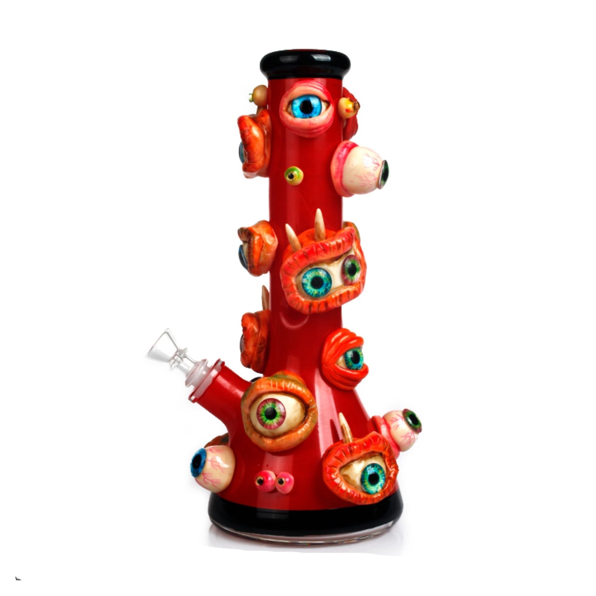 monster bong octopus eyes bong beaker