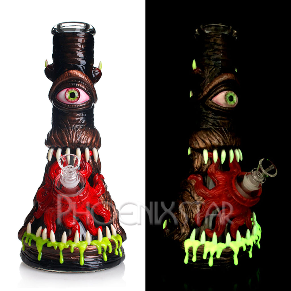 Monster Bong 13" 3d GLOW Phoenix Star Bong