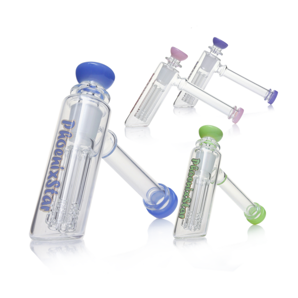 bubbler bong 6 arm perc phoenix star