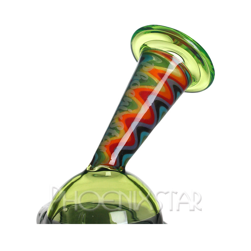 Recycler Bong Dab Rig American Glass 7" Phoenix Star Brand Bong
