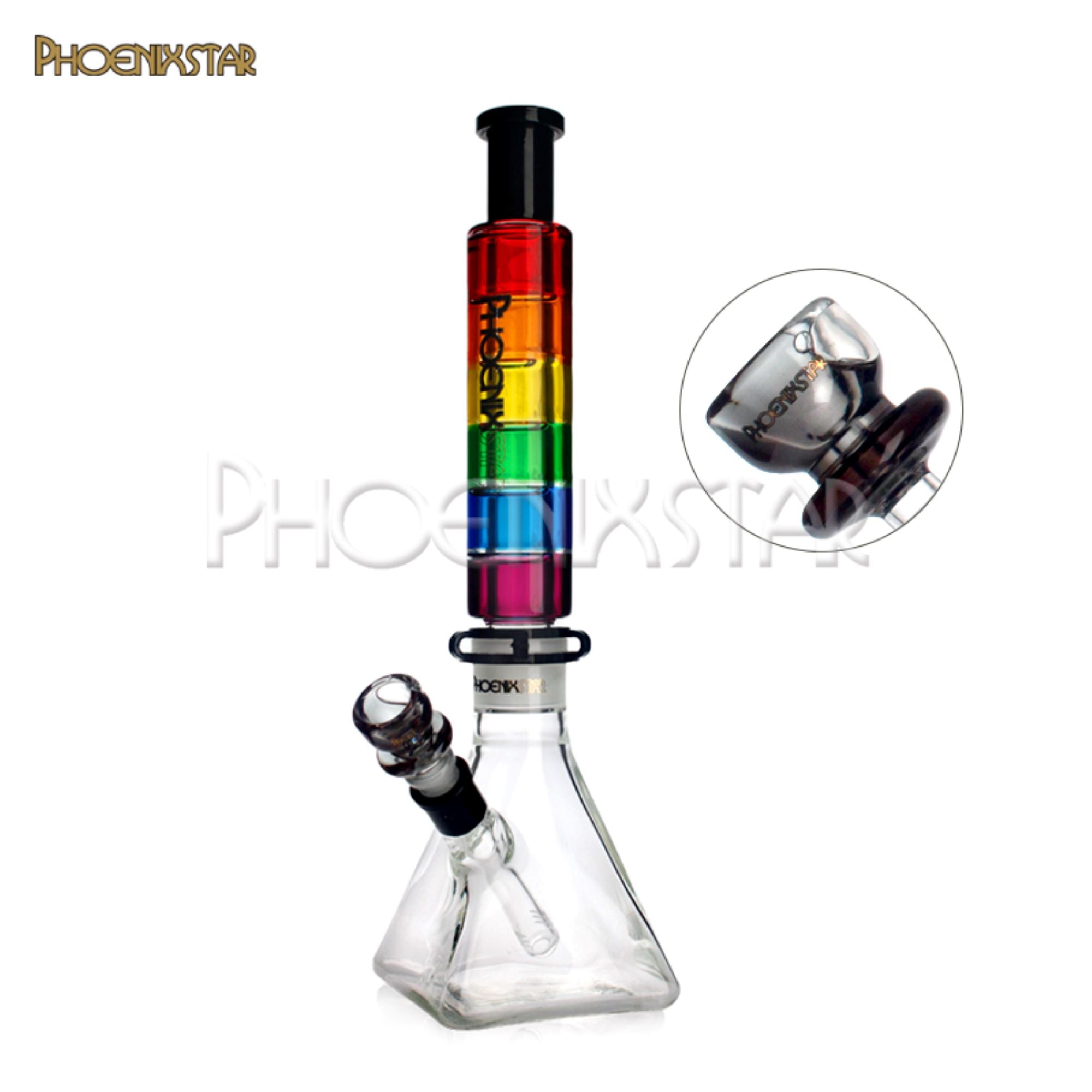 Freezable Bong Glycerin Bong - Phoenix Star 16"