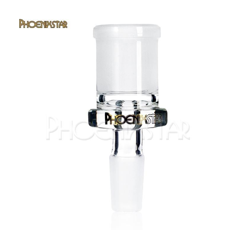 glass adapter 14mm male to 18mm female 