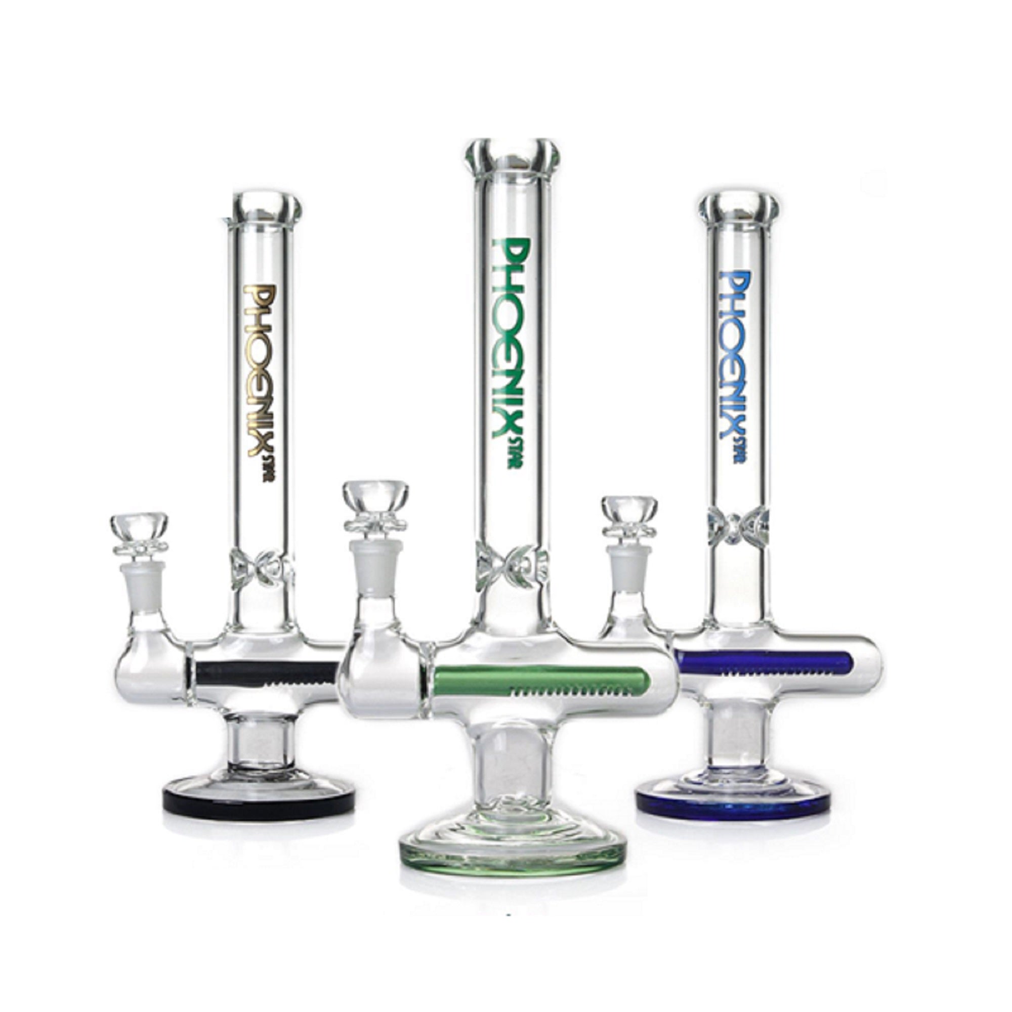 bong inline perc phoenix star bong inline perc bong 14mm glass bong pipe 12"