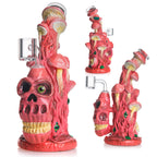 monster bong dab rig 14mm quartz banger 3d mushroom bong monster skull bong