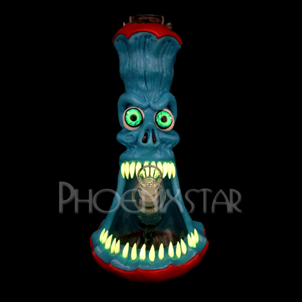 Monster Bong Glow In Dark 13" Phoenix Star