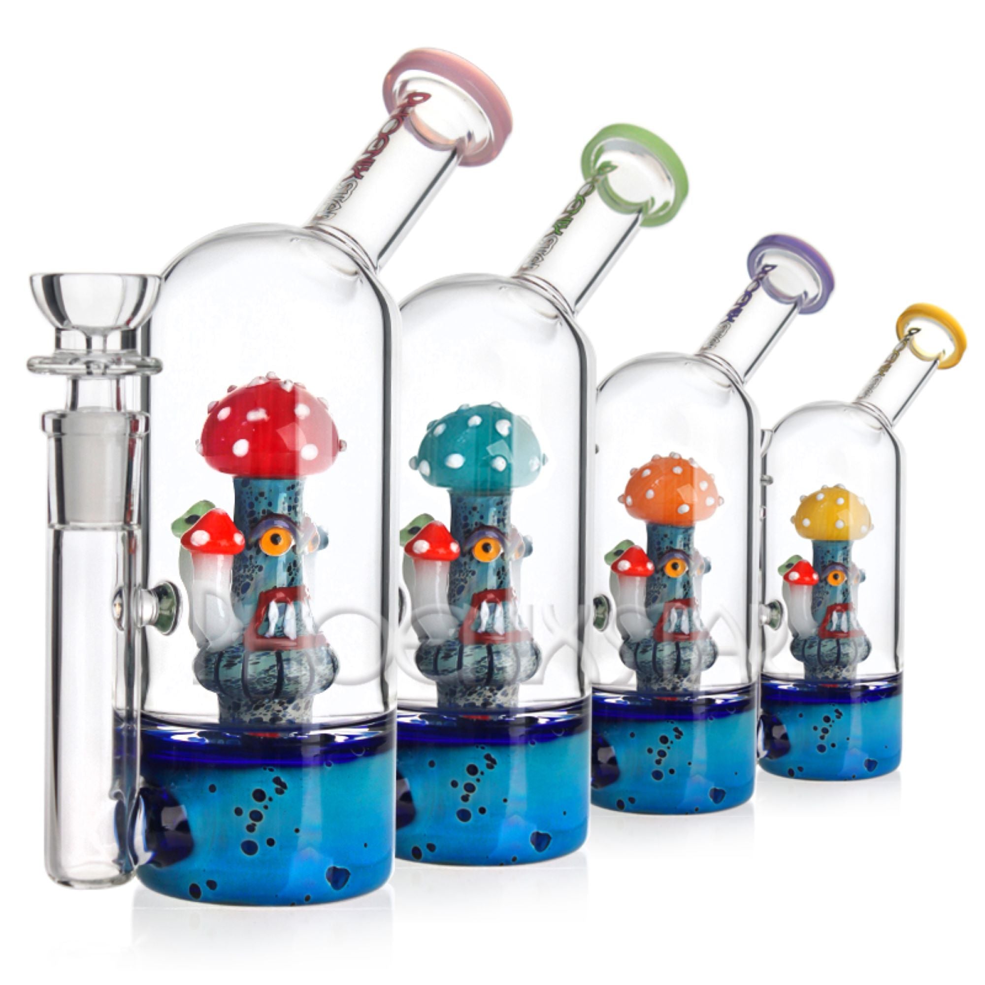 Mushroom Bong - Phoenix Star 8" Dab Rig Bong