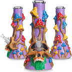 mushroom bong skull and mushroom bong 3d bong