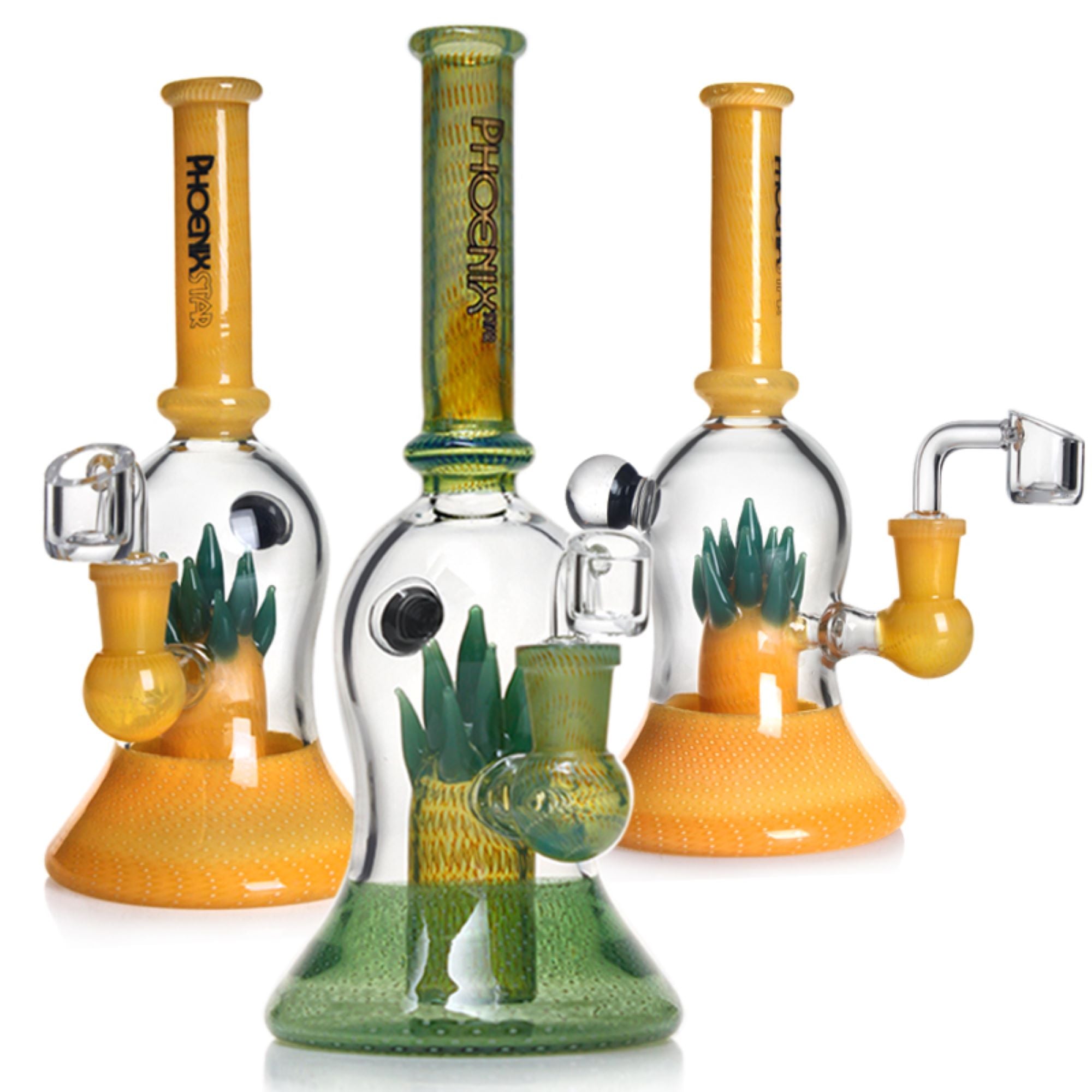 pineapple bong dab rig pineapple 14mm bong phoenix star