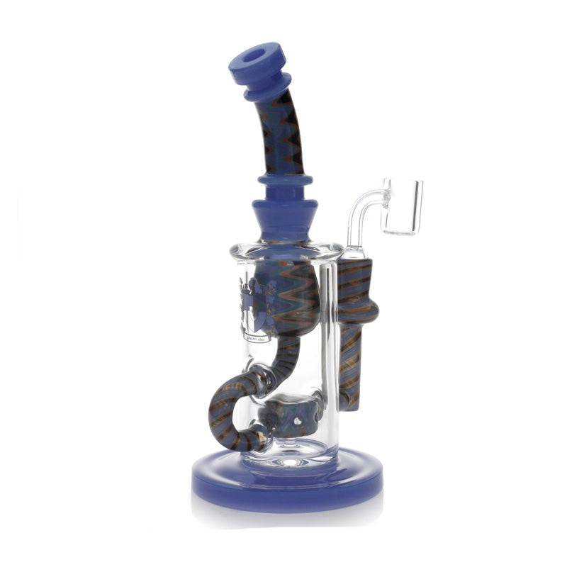 Recycler Bong Dab Rig 9" American Glass Bong