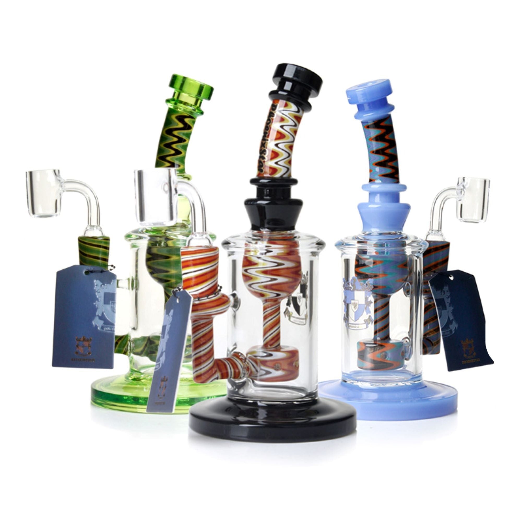 recycler bong dab rig 14mm 90 degree american glass north star 