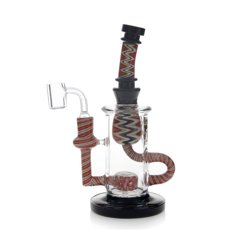 Recycler Bong Dab Rig 9" American Glass Bong