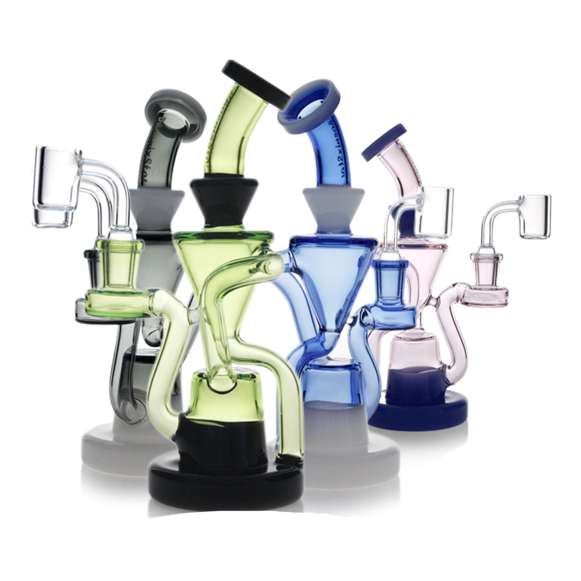 recycler bong dab rig 8 inch klein recycler bong