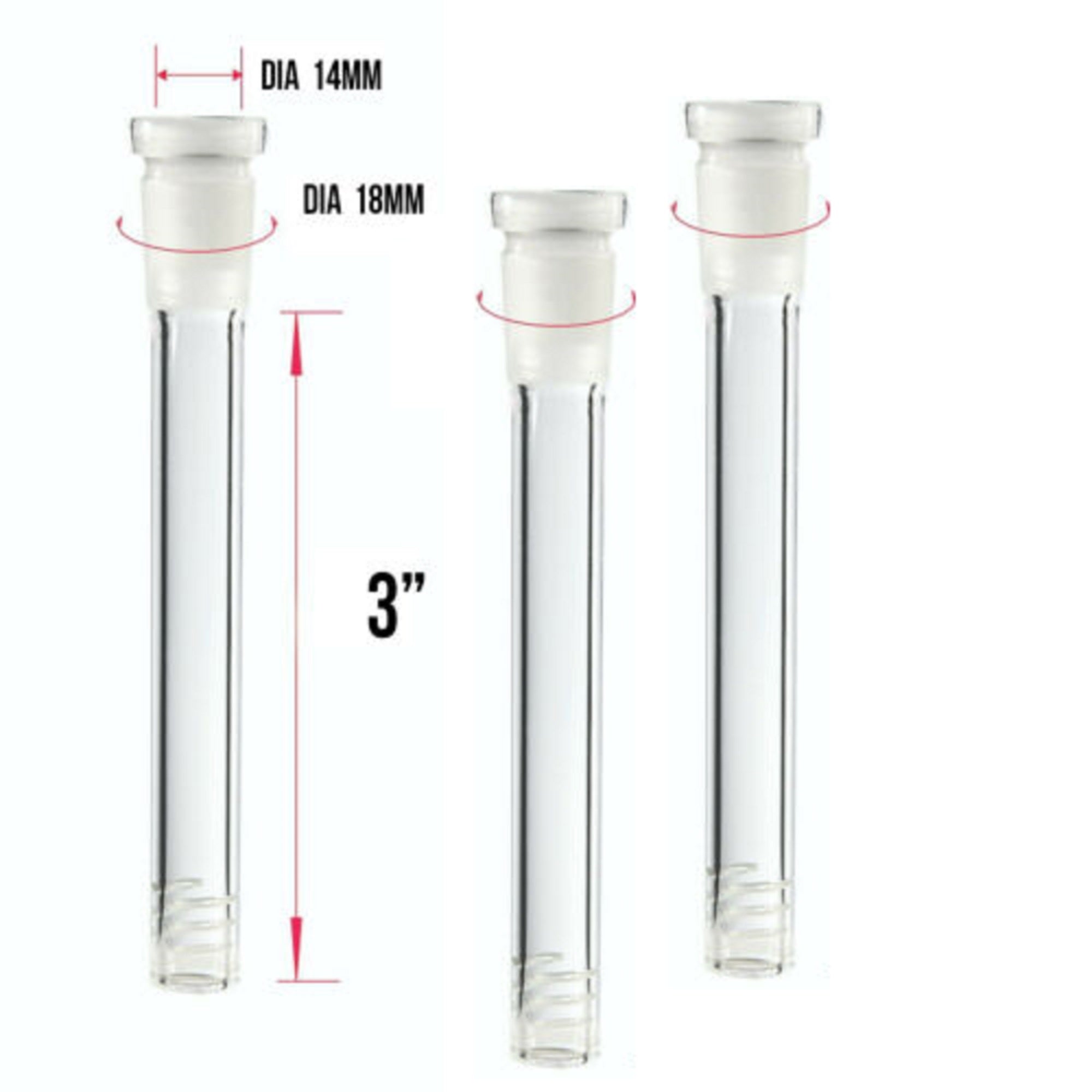 downstem for bong 3" 4" downstem slide 