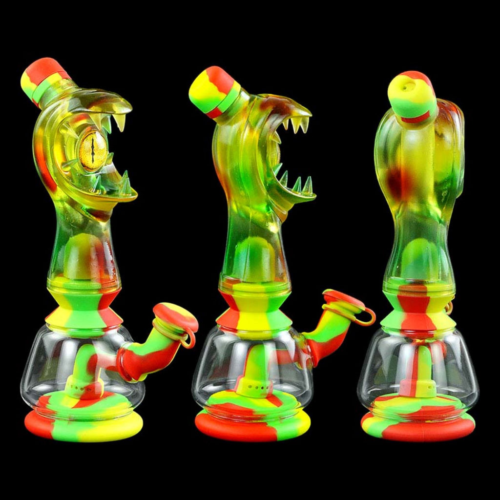 silicone bong dinosaur bong trex bong pipe water pipe glass bong moster pipe monster bong
