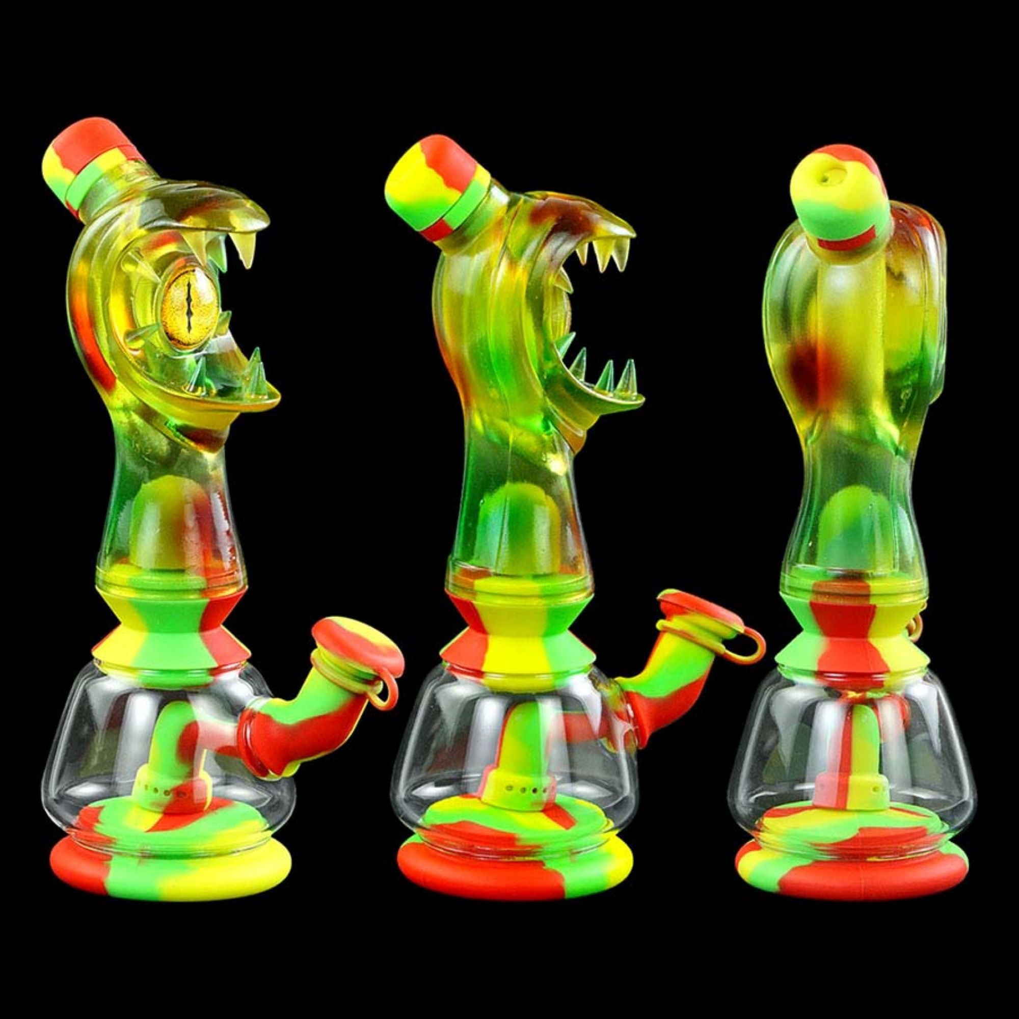 silicone bong dinosaur bong trex bong pipe water pipe glass bong moster pipe monster bong
