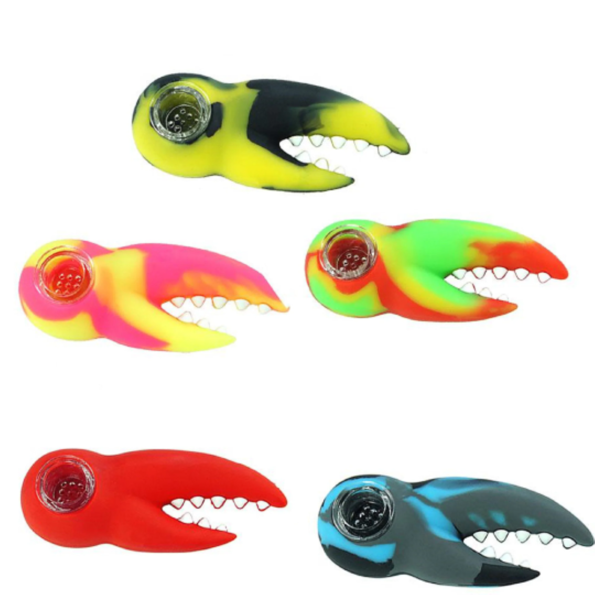 silicone pipe crab claw pipe