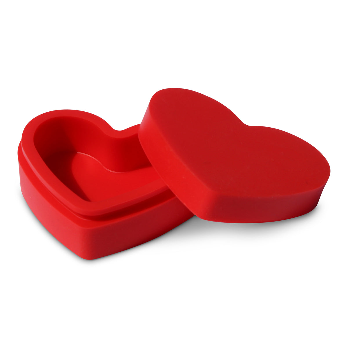 dab container heart silicone container dabbing storage dab puck heart girly