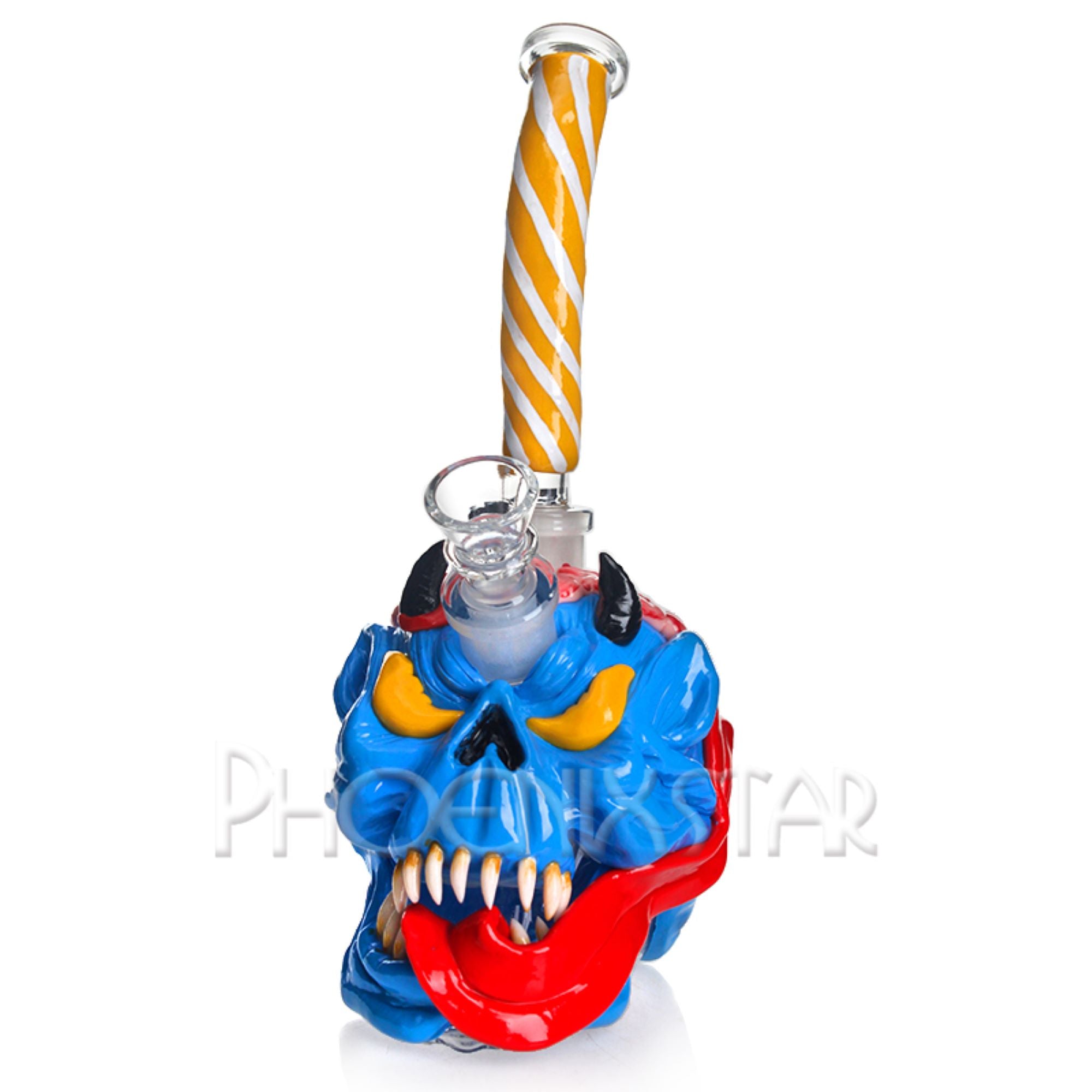 Monster Bong Skull 11" Phoenix Star Bong