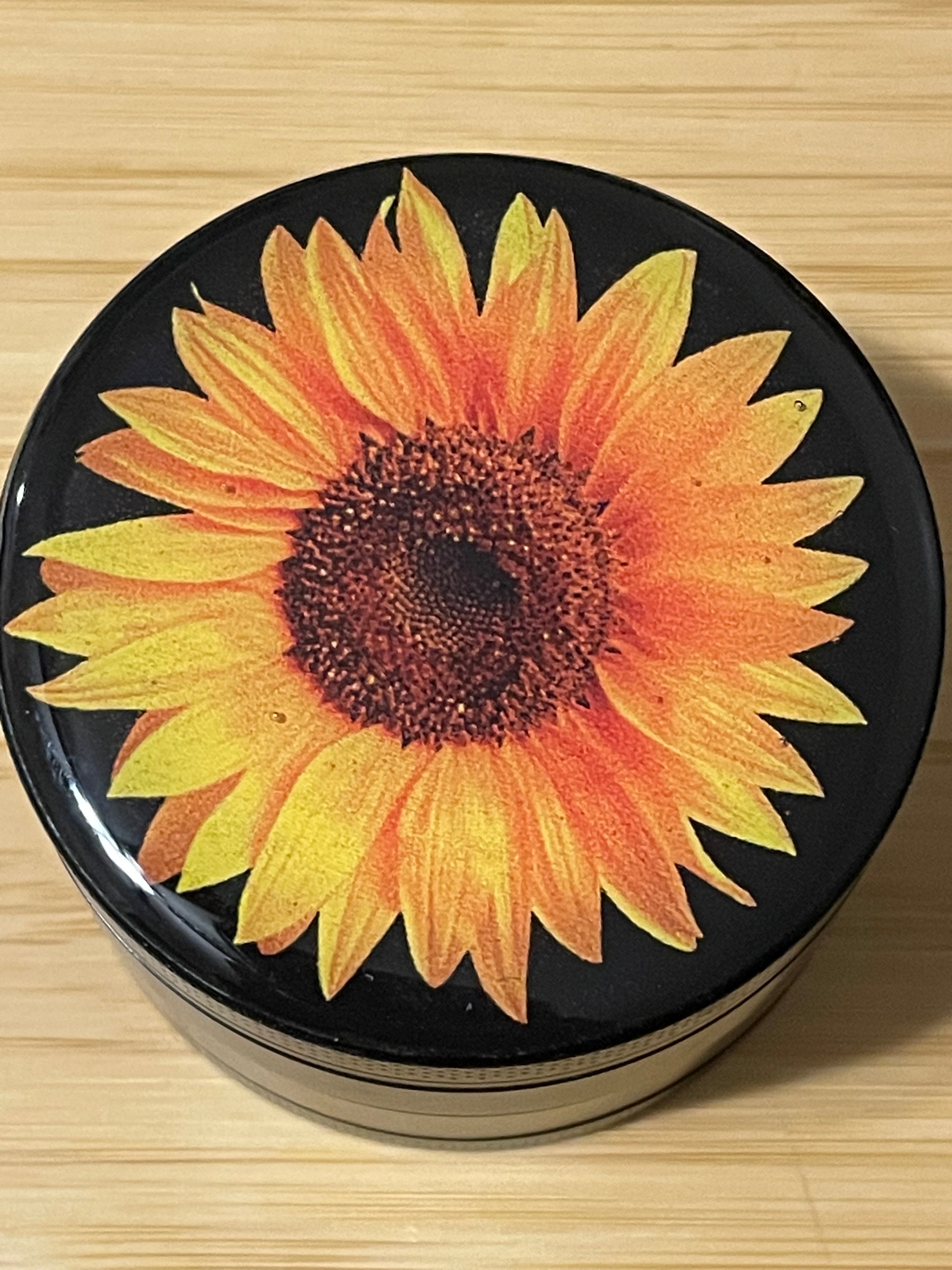 Herb Grinder Sunflower 2.5" x 1.75"