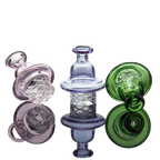 Carb Cap UFO Style Vortex Cyclone Air Groves + 2 Terp Pearls