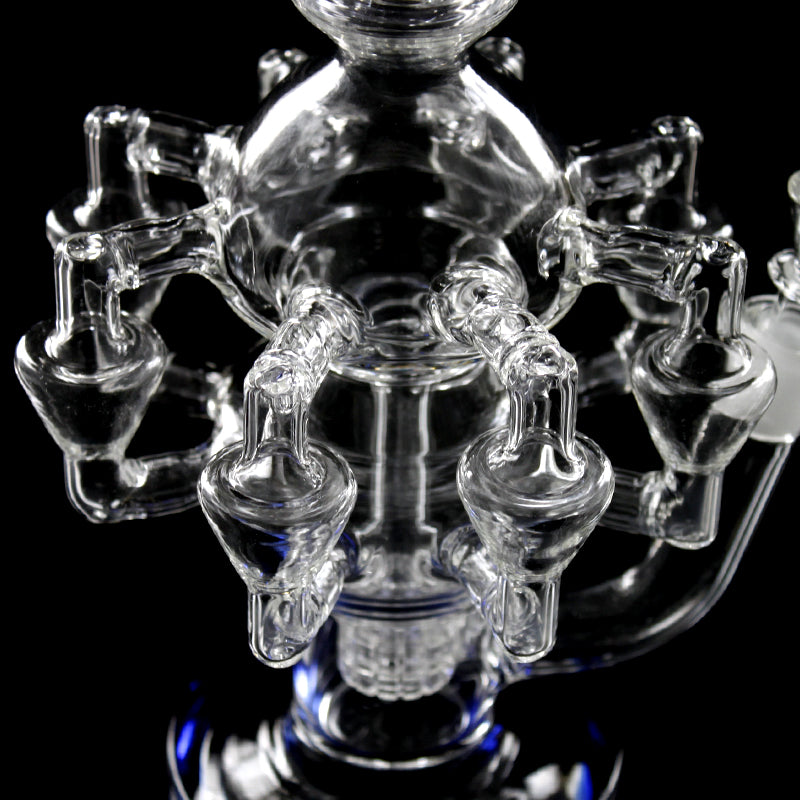 Glass Recycler Bong Octopus 11" Rig Water Pipe
