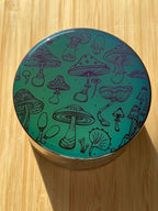 Weed Grinder Floating Mushrooms