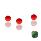 terp pearls 3 Pack Ruby Red Terp Pearls Banger Balls + 2 ml Silicone Container
